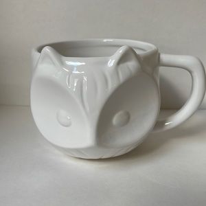 Ceramic fox head mug